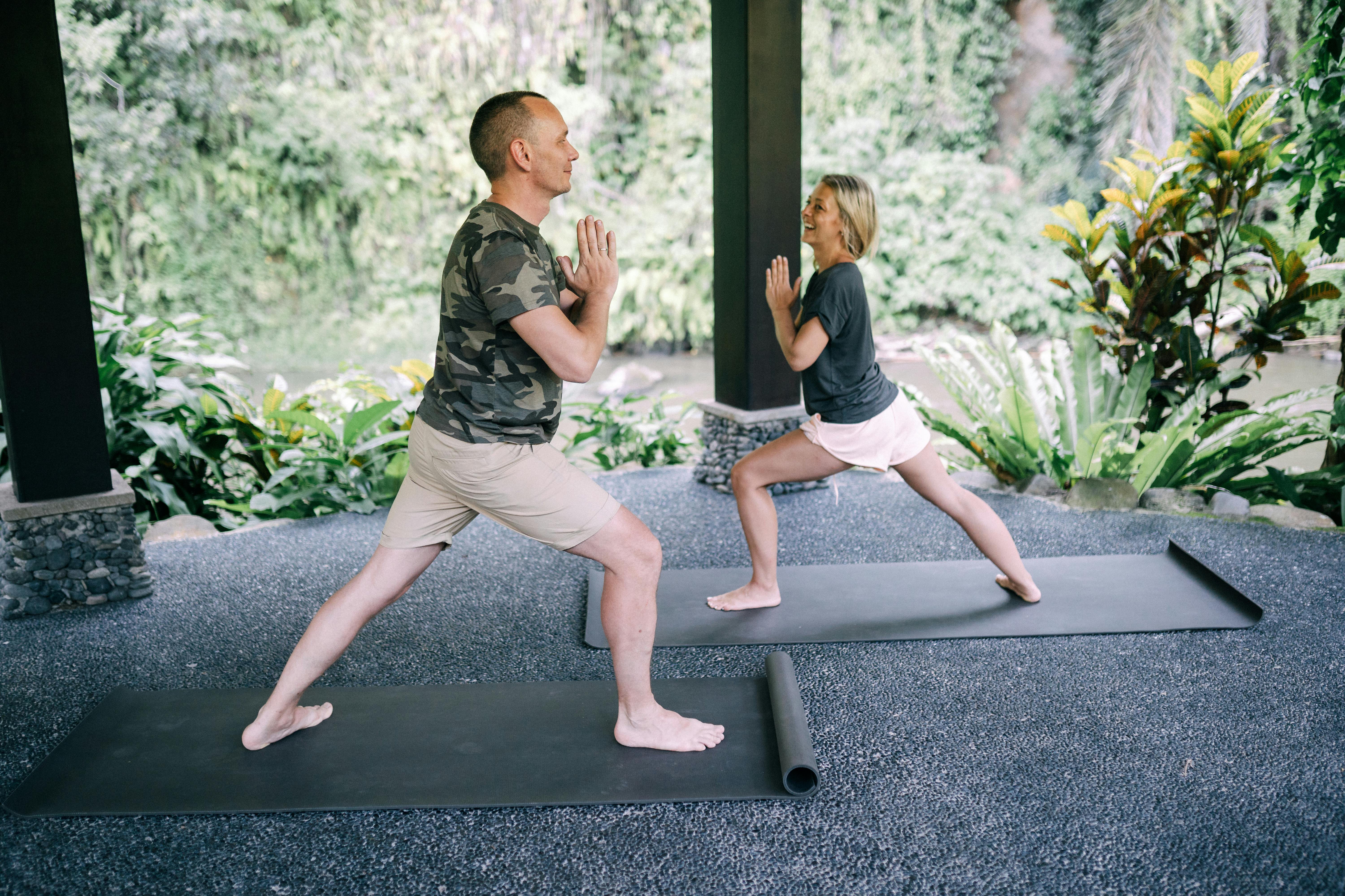 yoga couple